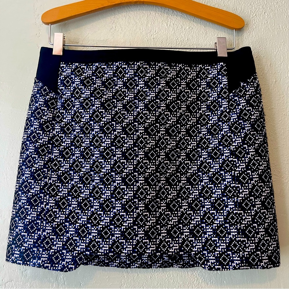 MAJE printed woven mini skirt SZ 34 / XS